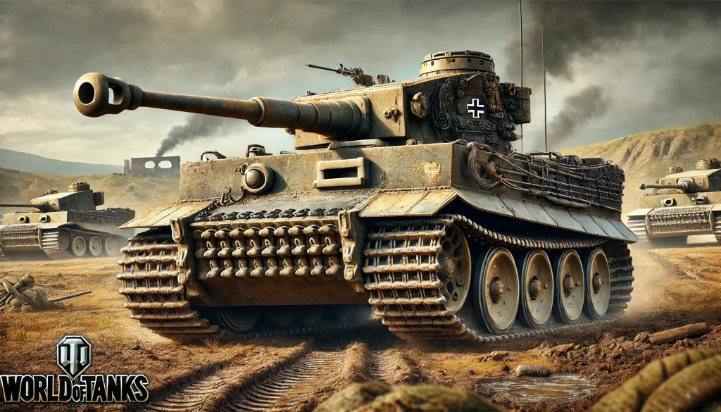 Niemiecki czołg Tiger I w grze online world of tanks