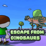 Gra Escape from dinosaurs