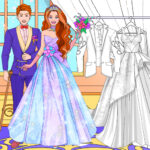 Wedding Coloring Dress Up Game – Zaprojektuj suknie ślubne