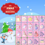 Logiczna popularna gra 🎁 Xmas Mahjong w świątecznym klimacie