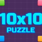 Układanka logiczna online 🧩 10×10 Puzzle Ułóż kolorowe bloki!