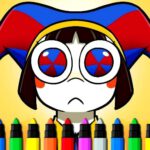 Darmowa cyrkowa kolorowanka online 🎪 Digital Circus Coloring Adventure
