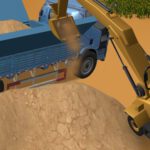 Gra online 🚜 Excavator Driving Challenge