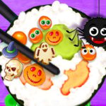 Halloween Sushi Maker: Twórz Niezwykłe Sushi w Grze Online!