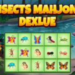 Połącz kafelki z owadami w grze Insects Mahjong Deluxe