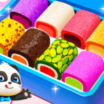 Gra online 🐼 Little Panda Candy Shop