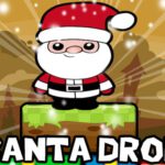 Świąteczna gra Santa Drop 🎁 Pomóż mikołajowi rozrzucić prezenty!!