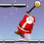 Gra na święta Santa Swing 🎄 Huśtawka Świętego Mikołaja!