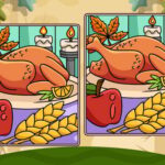 Znajdź różnice w grze online 🦃 Thanksgiving Spot The Differences