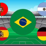 Dopasuj flagi w grze World Cup Flag Match