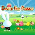 Gra online 🐰 Easter Hex Puzzle