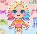 Gra dla dziewczynek Chibi Doll Makeup 💅 Salon makijażu dla lalek!