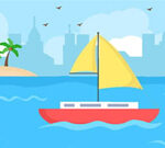Coloring Book: Boat On Sea – Uwolnij swoją morską  kreatywność!