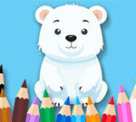 Gra online Coloring Book: Polar Bear