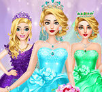 Frozen Wedding Dress Up: Stwórz bajkową stylizację ślubną w Krainie Lodu!