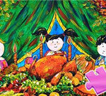 Gra układanka online za darmo 🧩 Jigsaw Puzzle: Happy Thanksgiving